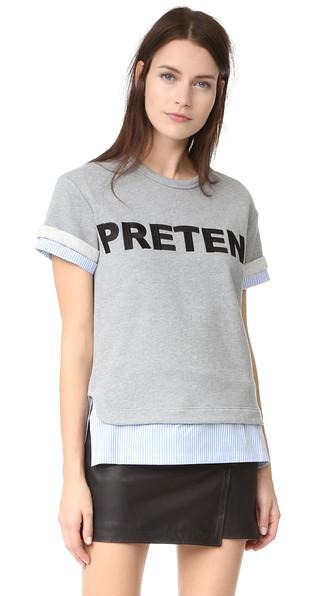 No 21 Short Sleeve Sweatshirt