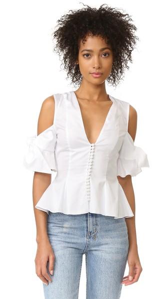 Nicholas N Nicholas Bow Sleeve Top