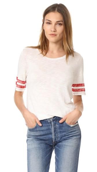 Splendid Roller Rugby Stripe Tee