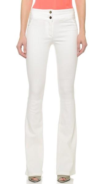 Veronica Beard Stretch Denim Flare Leg Jeans