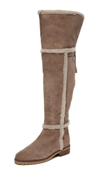Frye Tamara Shearling Over The Knee Boots