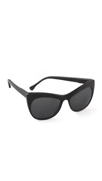 Elizabeth And James Lafayette Cat Eye Sunglasses - Black