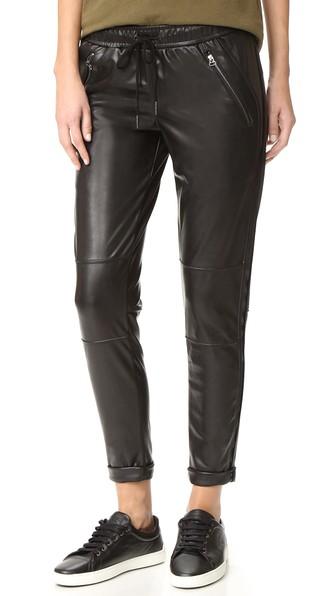 David Lerner Tapered Vegan Track Pants
