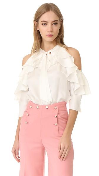 Temperley London Tempest Ruffle Blouse
