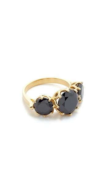 Jacquie Aiche Ja 3 Round Onyx Ring