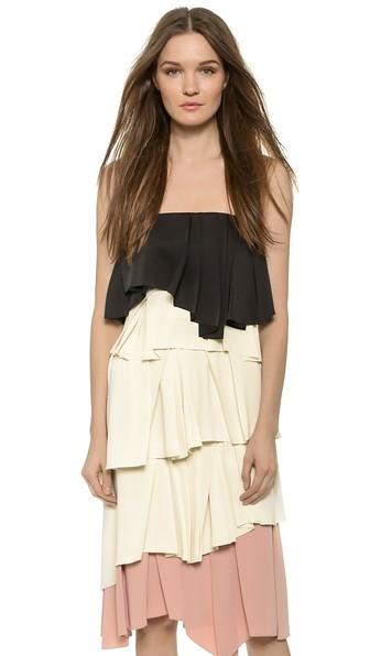 Cedric Charlier Strapless Top