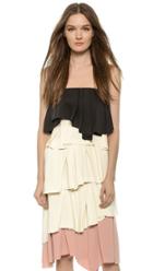 Cedric Charlier Strapless Top