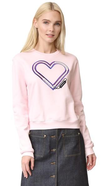 Carven Electric Heart Sweatshirt
