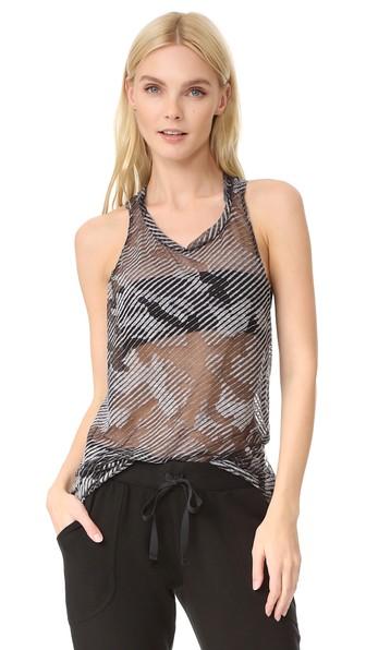 Terez Grey Camo Tank