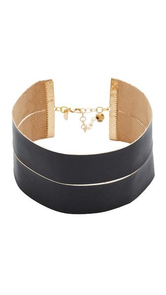 Vanessa Mooney The Demi Faux Leather Choker