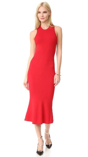 Grey Jason Wu Crew Neck Dress
