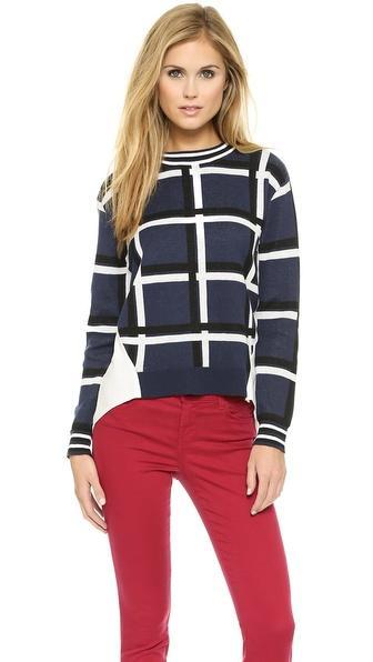 Endless Rose Prep Sweater - Navy