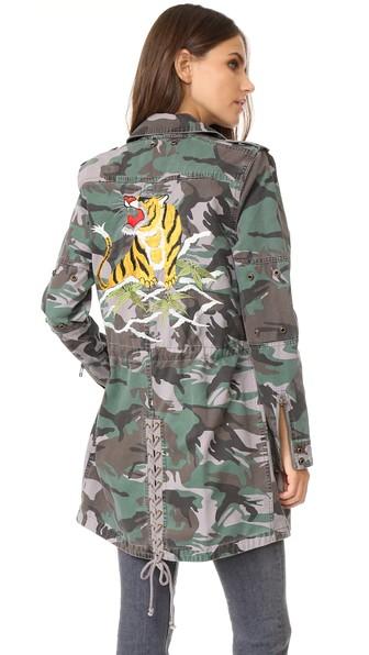 Pam Gela Embroidered Parka