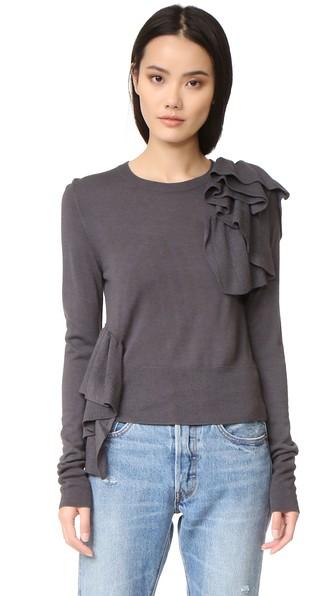 Mm6 Ruffle Sweater