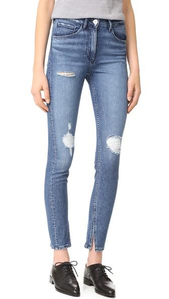 3x1 W3 Split Seam Skinny Jeans