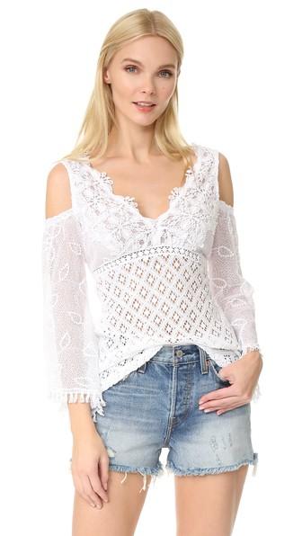 Temptation Positano Exposed Shoulder Top