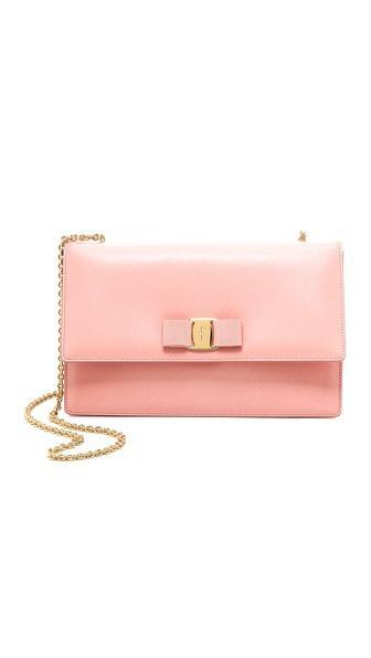 Salvatore Ferragamo Ginny Shoulder Bag - Blush