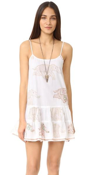 Juliet Dunn Cami Dress With Elephants