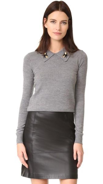 Markus Lupfer Bee Collar Sweater