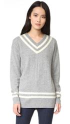 Frame Varsity V Neck Sweater