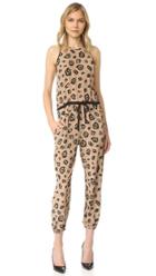 L Agence Cooper Sleeveless Track Jumpsuit