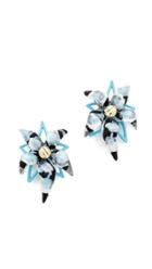 Alexis Bittar Abstract Flower Screw Earrings