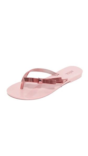Melissa Harmonic Chrome Flip Flops