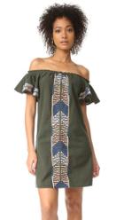 Piper Ruffle Embroidered Dress