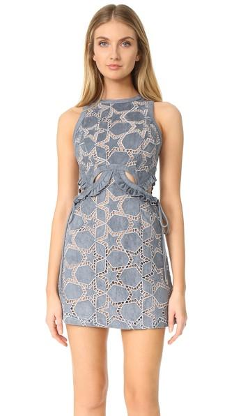 Self Portrait Cutout Star Mini Dress
