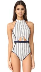 Jonathan Simkhai Halter Snap One Piece