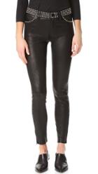 L Agence Aurelie Studded Leather Pants