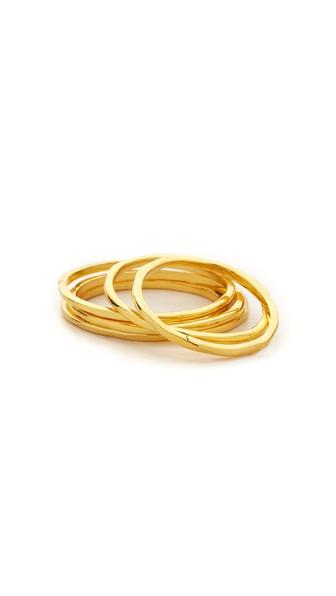 Gorjana Mixed Size Simple Ring Set