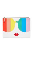 Alice Olivia Rainbow Stacey Face Pouch
