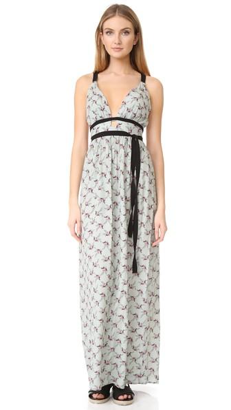 Wayf Port Henry Cross Strap Dress