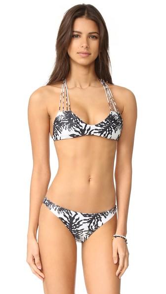 Mikoh Banyans String Racer Back Bikini Top