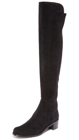 Stuart Weitzman Reserve Stretch Suede Boots