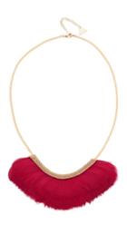 Serefina Feather Bib Necklace
