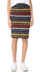Alice Olivia Ramos Embellished Fitted Sequin Skirt