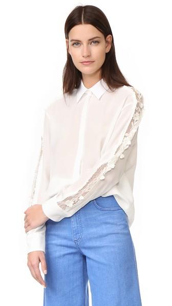 Rochas Button Down Blouse