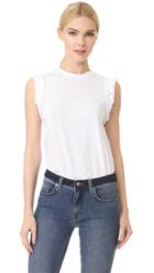 Victoria Victoria Beckham Ruffle Sleeveless Tee