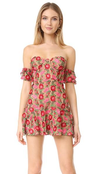For Love Lemons Amelia Strapless Mini Dress
