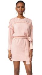 Intropia Long Sleeve Belted Dress