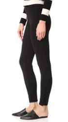 Splendid French Terry Side Lace Up Leggings