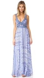 Ondademar Printed Embroidered Dress