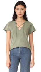 Lna Raw Tie Tee