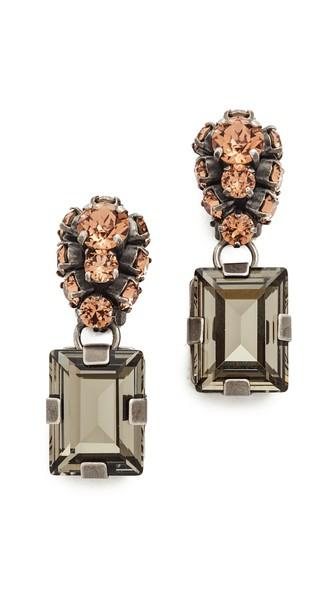 Marni Strass Clip On Earrings