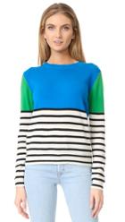 Chinti And Parker Colorblock Stripe Cashmere Sweater