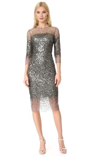 Monique Lhuillier Illusion Dress