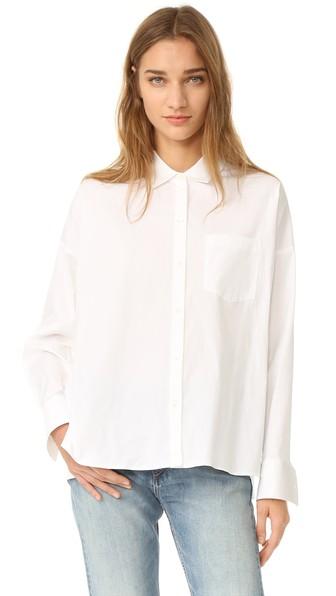 Theory Lourah Button Down Blouse