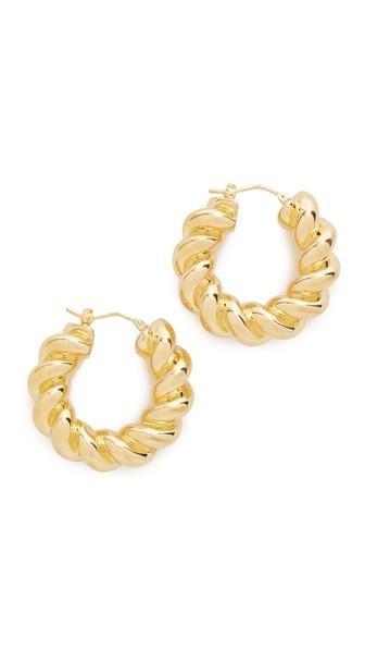 Soave Oro Torchon Hoop Earrings